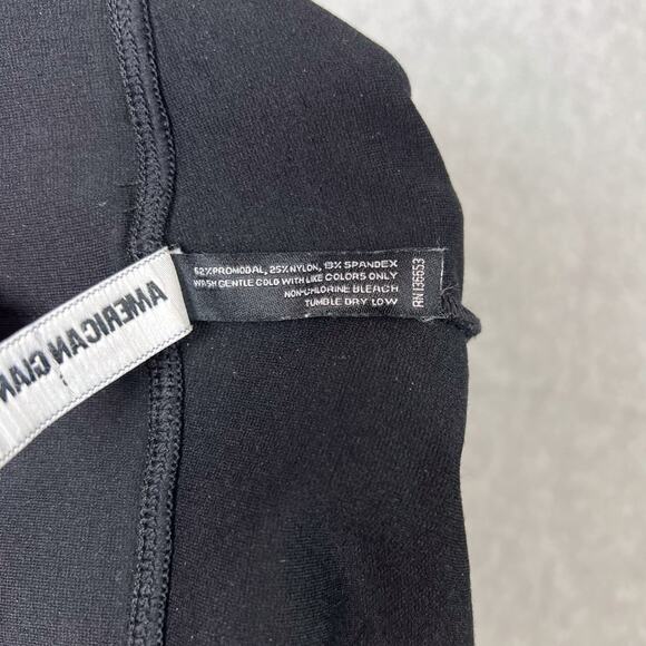 American Giant Ponte Slim Pant Women's Size 8 Black Comfort Stretch Soft Casual - Picture 7 of 7